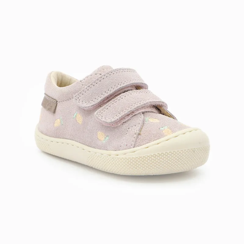 Naturino Barefoot Orec Low Velcros Lemonsoda Cipria