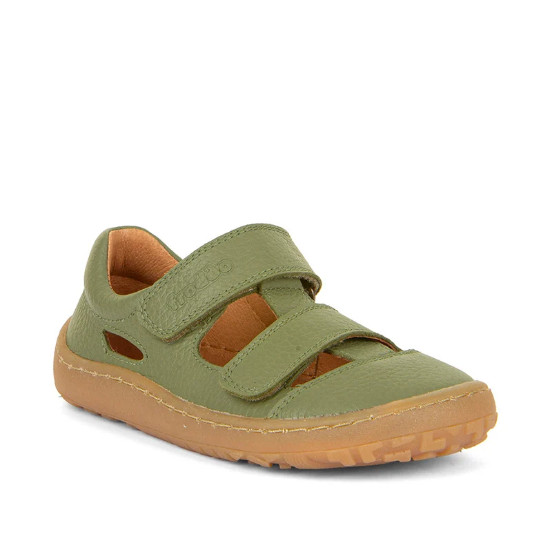 Froddo Barefoot Sandales Deux Scratchs II Olive