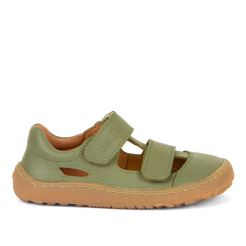 Froddo Barefoot Sandales Deux Scratchs II Olive