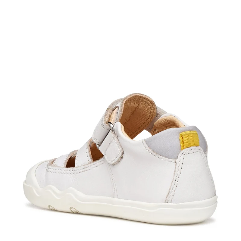 Geox Barefoot Steppieup Sandales White Light Grey