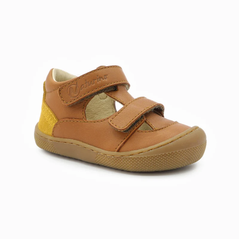 Naturino Barefoot Irtys Sandales Honey Cognac Zucca