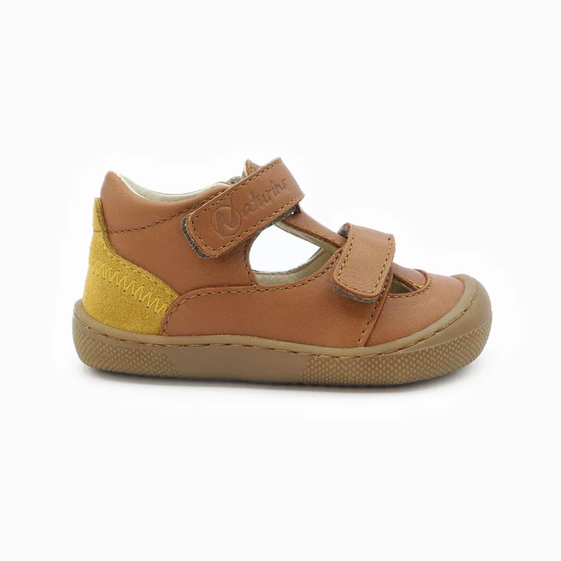 Naturino Barefoot Irtys Sandales Honey Cognac Zucca