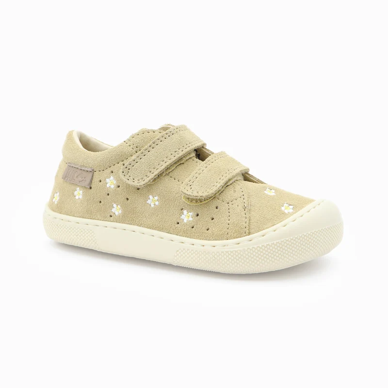 Naturino Barefoot Rabir Velcros Daisies Sand