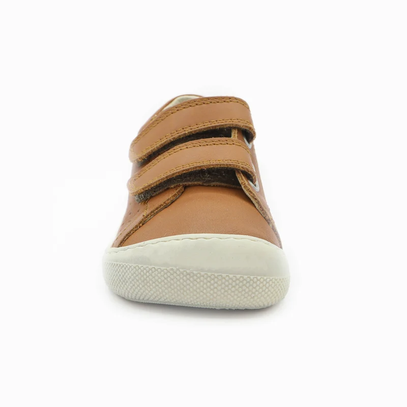 Naturino Barefoot Rabir Velcros Bone Cognac
