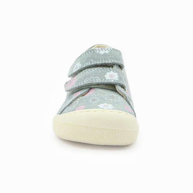 Naturino Barefoot Rabir Velcros Luchy Daisies Sage