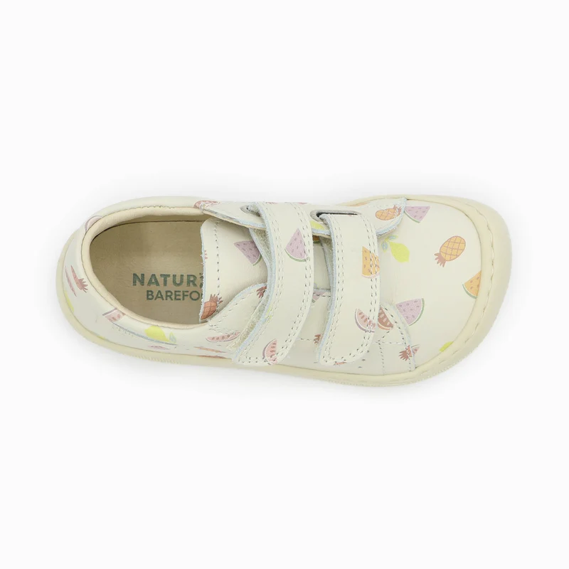 Naturino Barefoot Rabir Velcros Mixed Fruits Milk