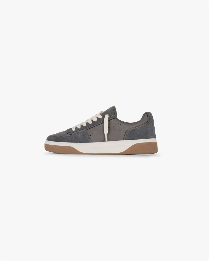 Initial Sneaker - Suede - Dark Taupe