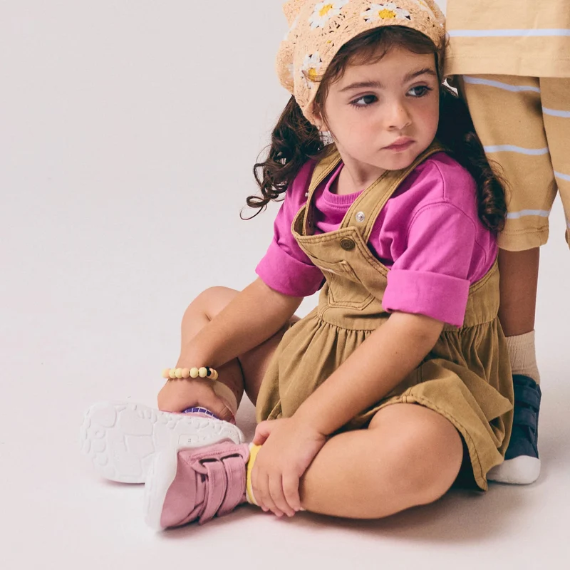Victoria Barefoot Bosco Tiras Lona Pastel