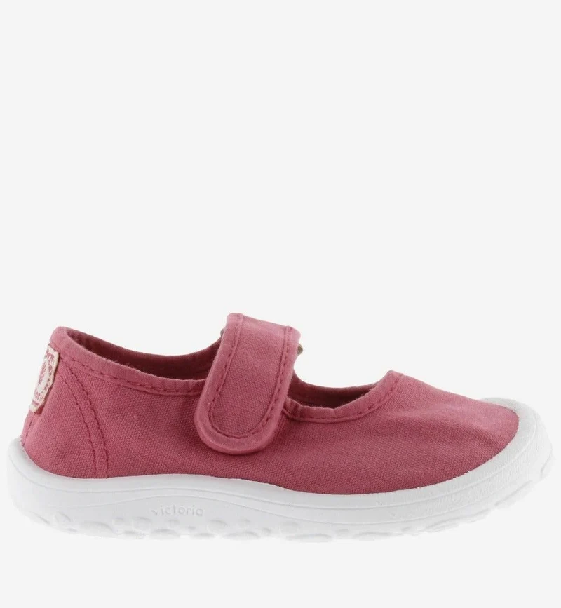 Victoria Barefoot Bosco Mercedes Lona Frambuesa
