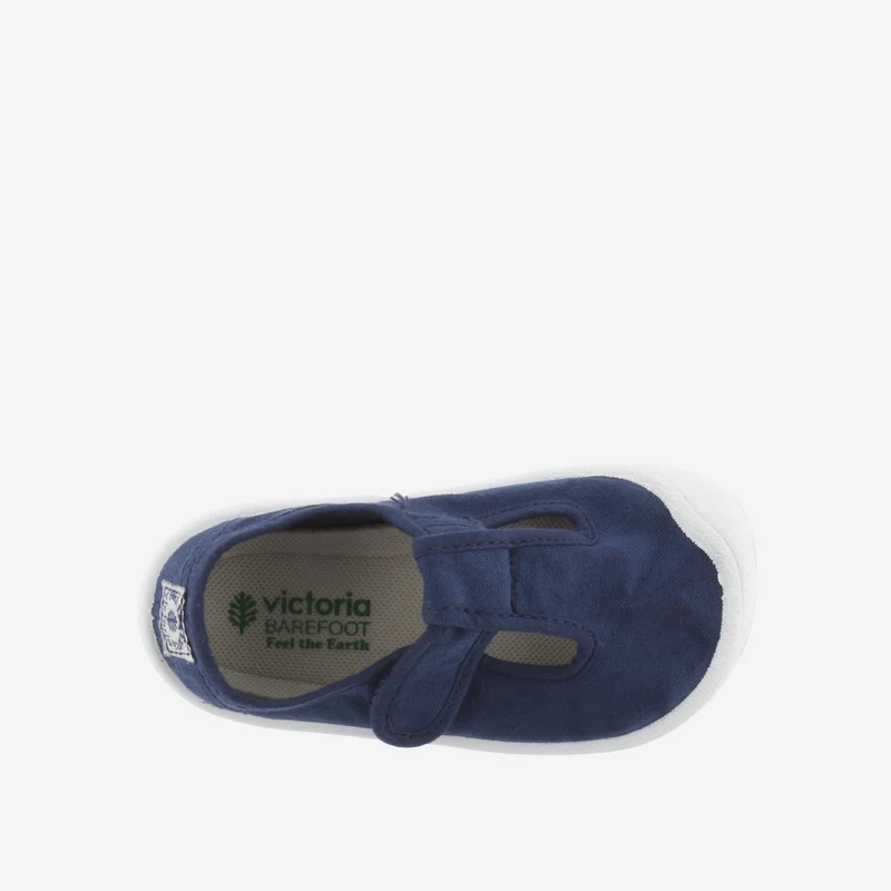 Victoria Barefoot Bosco Sandalia Lona Marino