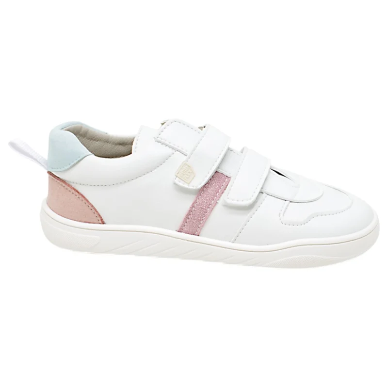 Piruflex Teens First Sport Suede Blanco Rosa