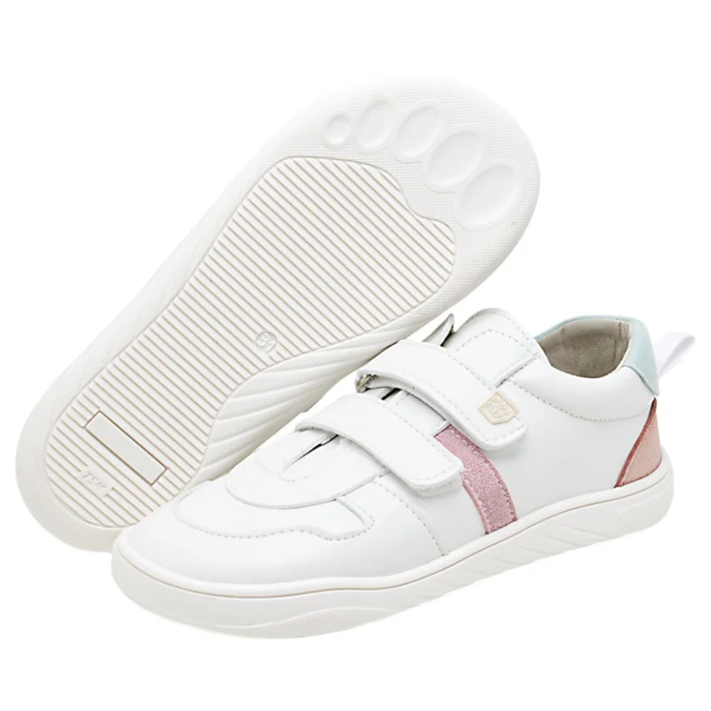 Piruflex Teens First Sport Suede Blanco Rosa