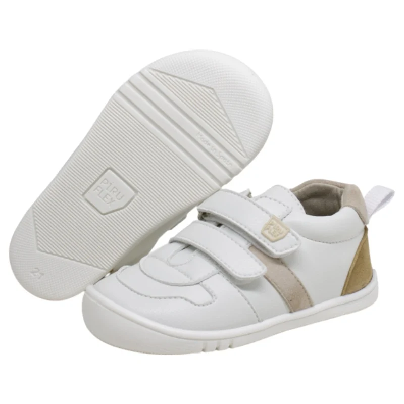 Piruflex First Sport Suede Blanco Arena