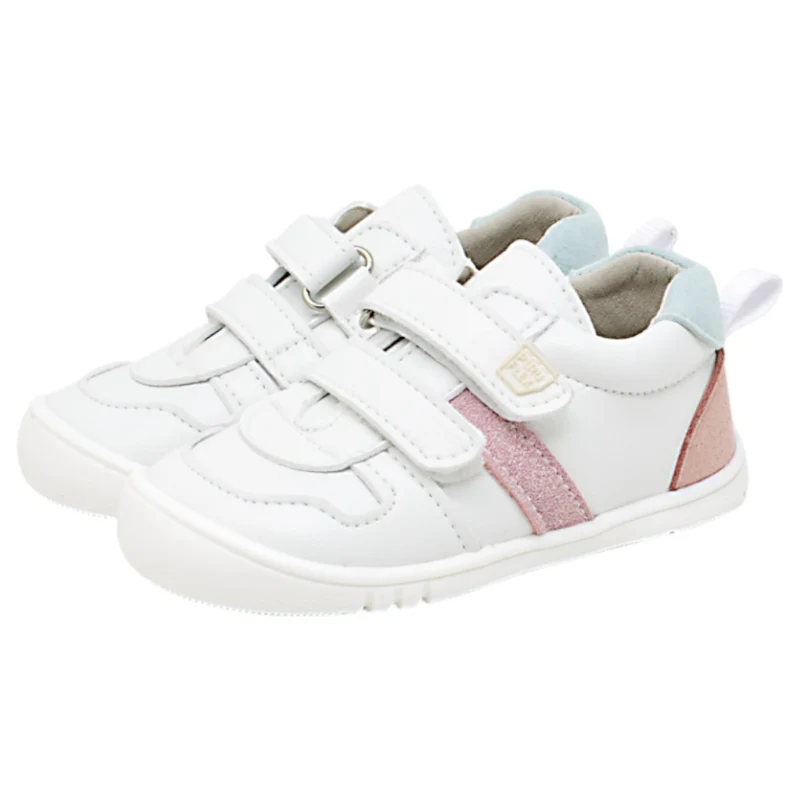 Piruflex First Sport Suede Blanco Rosa