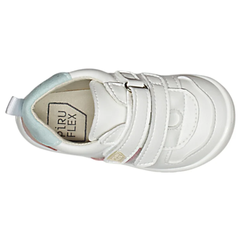 Piruflex First Sport Suede Blanco Rosa