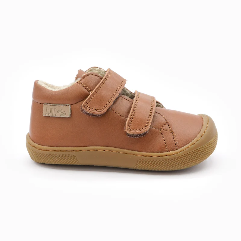 Naturino Barefoot Orec Velcros Wool Cuoio