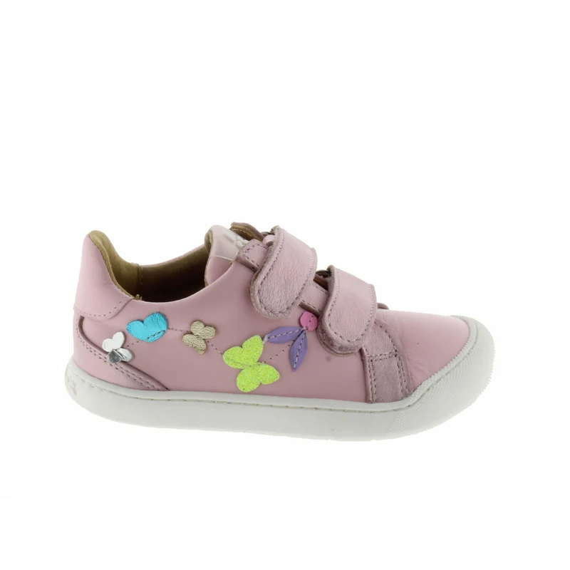 Acebos Barefoot Mariposa Velcros Rosa