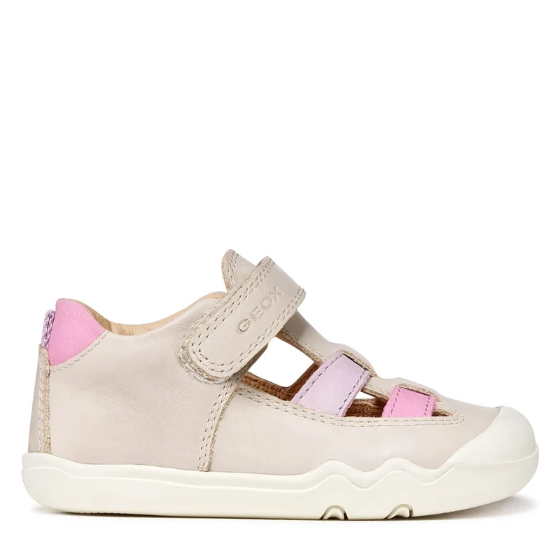 Geox Barefoot Steppieup Sandales Ivory Pink