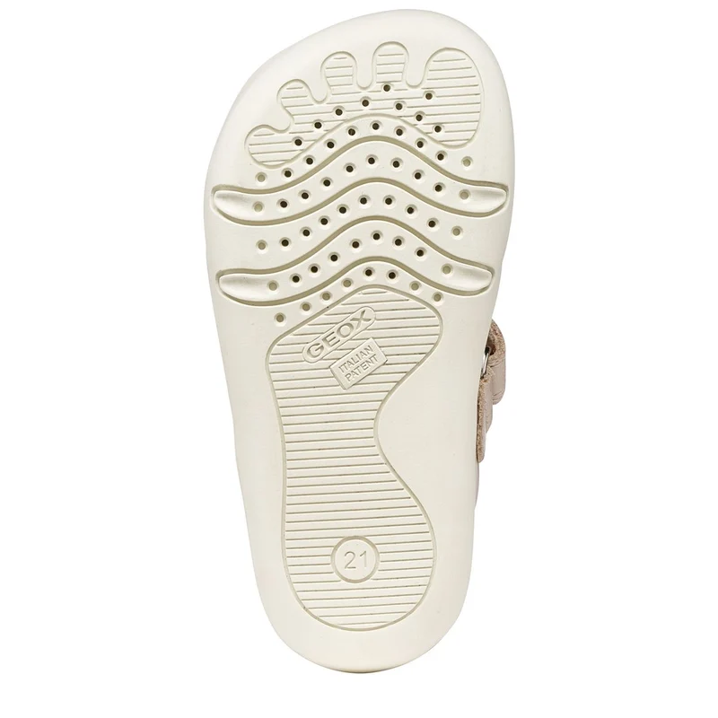 Geox Barefoot Steppieup Sandales Ivory Pink