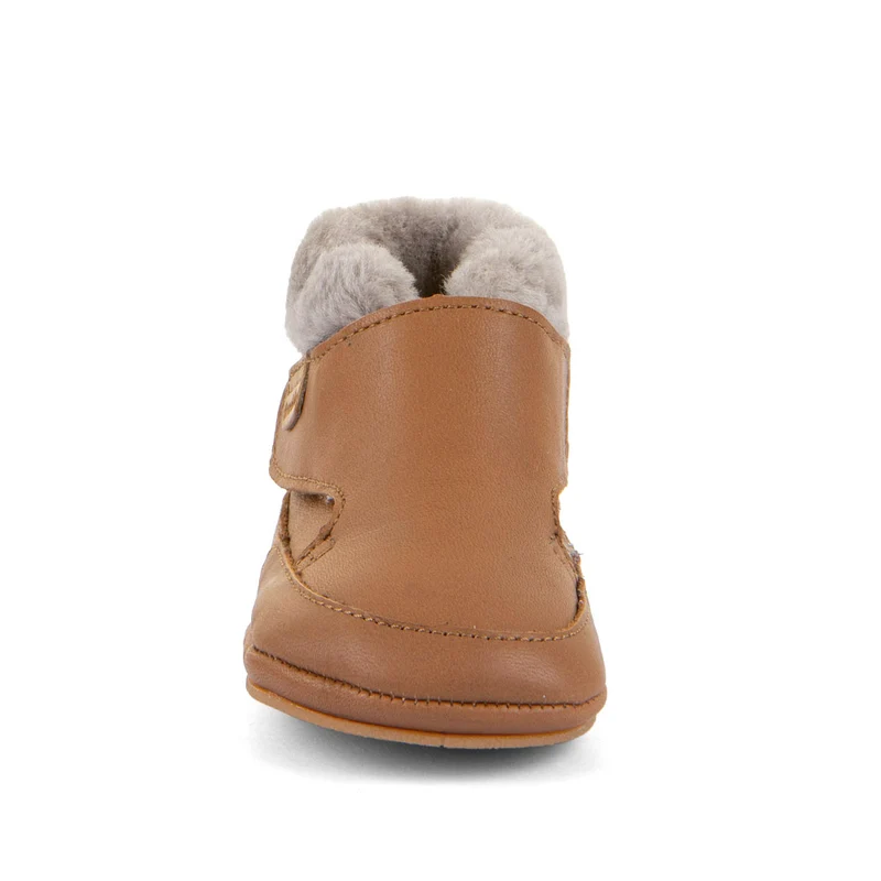 Froddo Furry Walkers Barefoot Fourrés Cognac