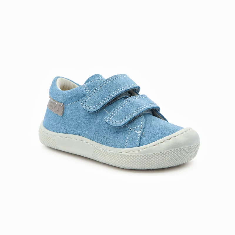 Naturino Barefoot Orec Low Velcros Bone Celeste Milk