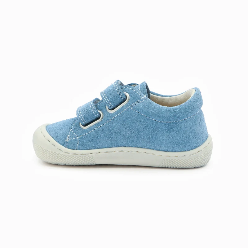 Naturino Barefoot Orec Low Velcros Bone Celeste Milk