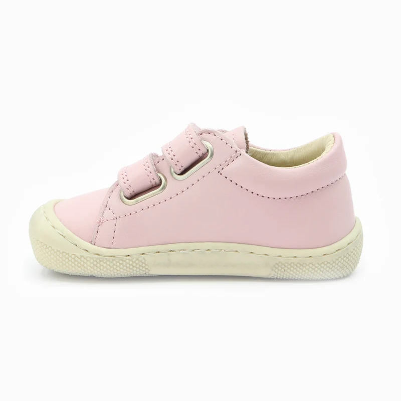 Naturino Barefoot Orec Low Velcros Bone Pink