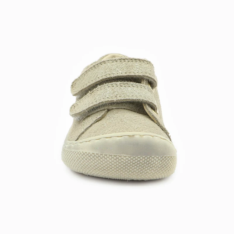Naturino Barefoot Orec Low Velcros Lizard Met Platinum