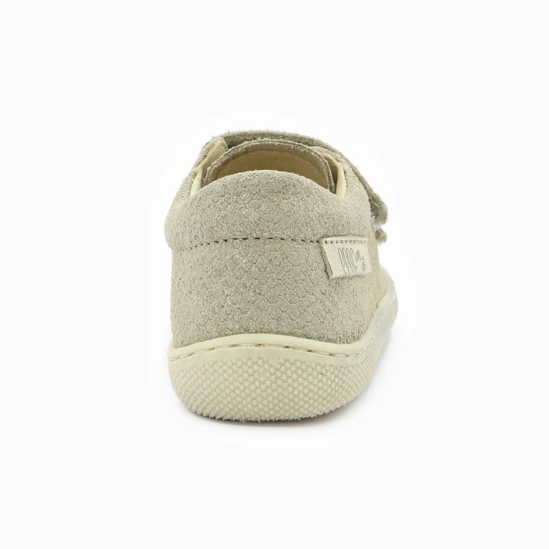 Naturino Barefoot Orec Low Velcros Lizard Met Platinum