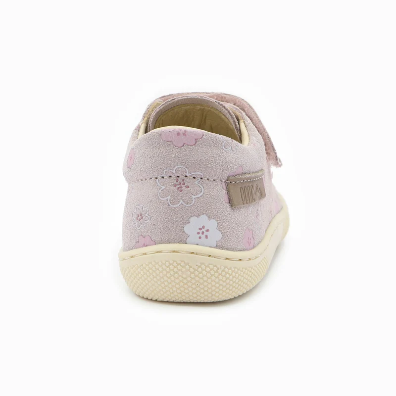 Naturino Barefoot Orec Low Velcros Luchy Daisies Cipria