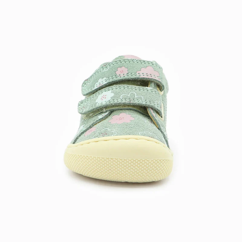 Naturino Barefoot Orec Low Velcros Luchy Daisies Sage