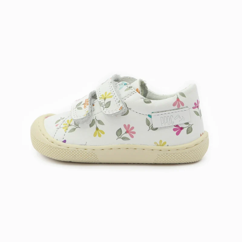 Naturino Barefoot Orec Low Velcros Cyclamens White Multi