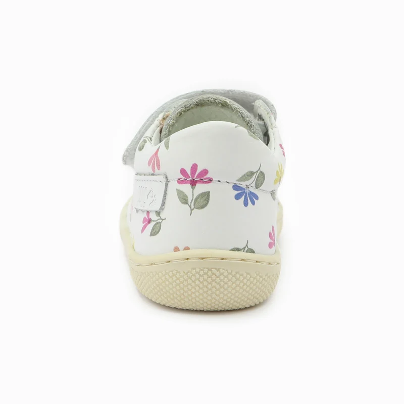 Naturino Barefoot Orec Low Velcros Cyclamens White Multi