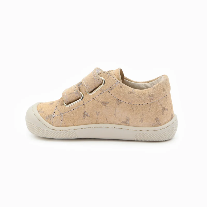 Naturino Barefoot Orec Low Velcros Glitter Flower Heart Vani