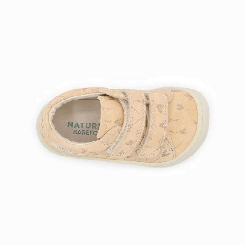 Naturino Barefoot Orec Low Velcros Glitter Flower Heart Vani