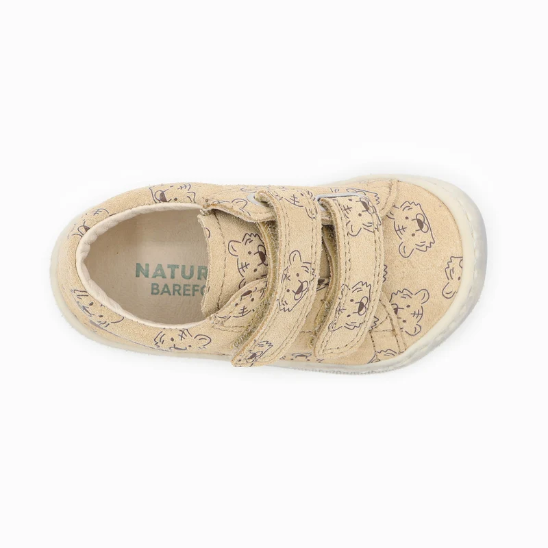 Naturino Barefoot Orec Low Velcros Lion Sand Brown