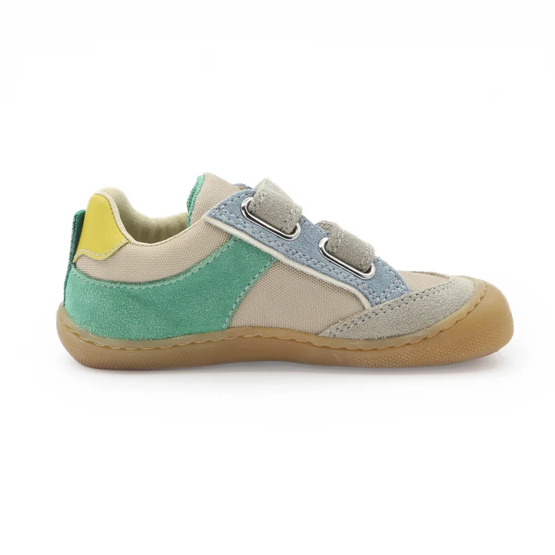 Naturino Barefoot Eksy Taupe Beige Celeste Green