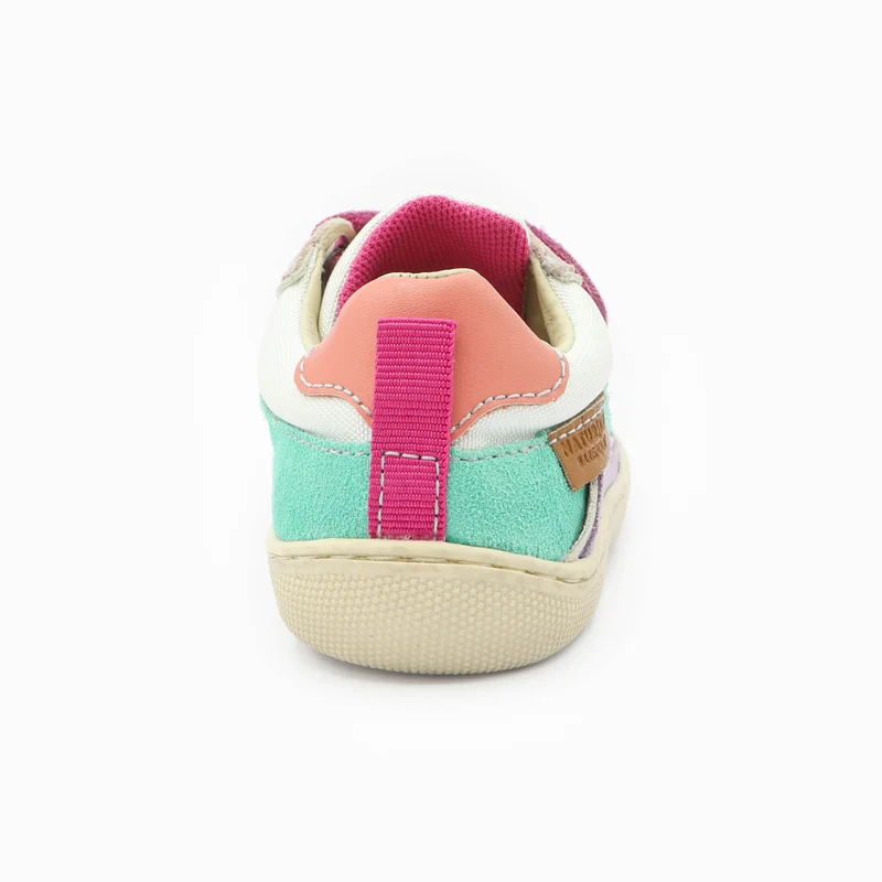 Naturino Barefoot Eksy Grey White Pink Emerald