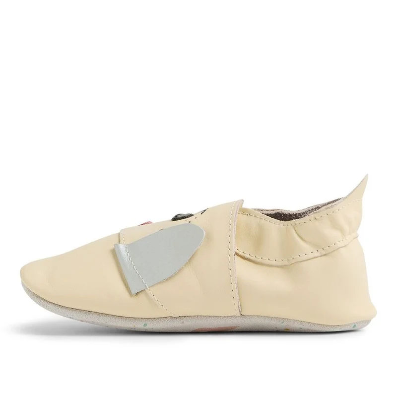 Bobux Chaussons Little Bow Pup Vanilla