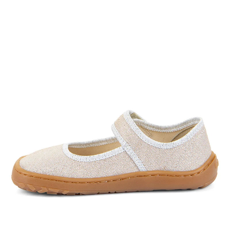 Froddo Barefoot Canvas Ballety Gold Shine