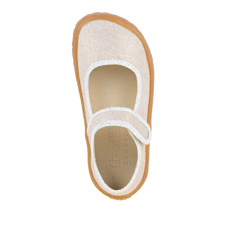 Froddo Barefoot Canvas Ballety Gold Shine