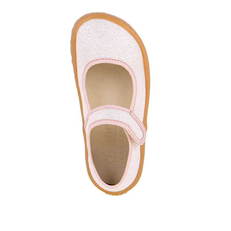 Froddo Barefoot Canvas Ballety Pink Shine