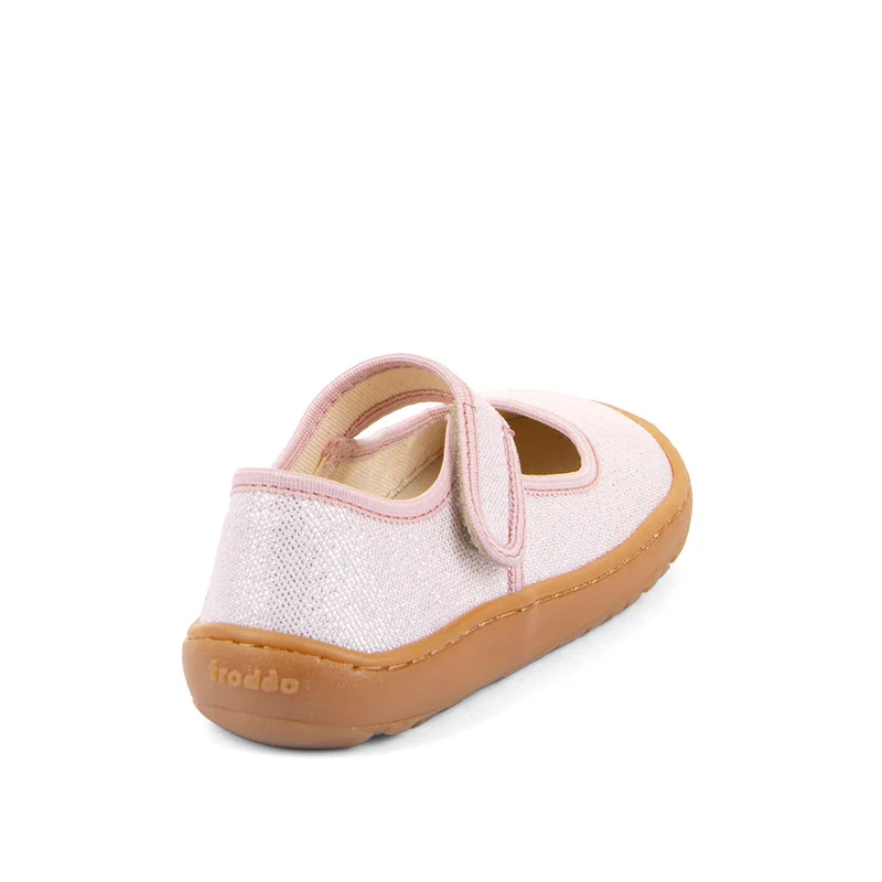 Froddo Barefoot Canvas Ballety Pink Shine
