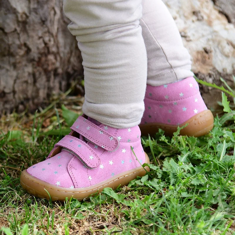 Froddo Barefoot First Step Pink Stars