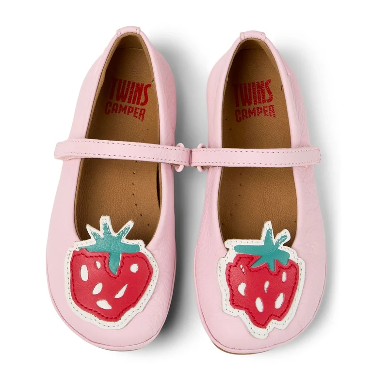 Camper Ballerines Twins Rose Fraise