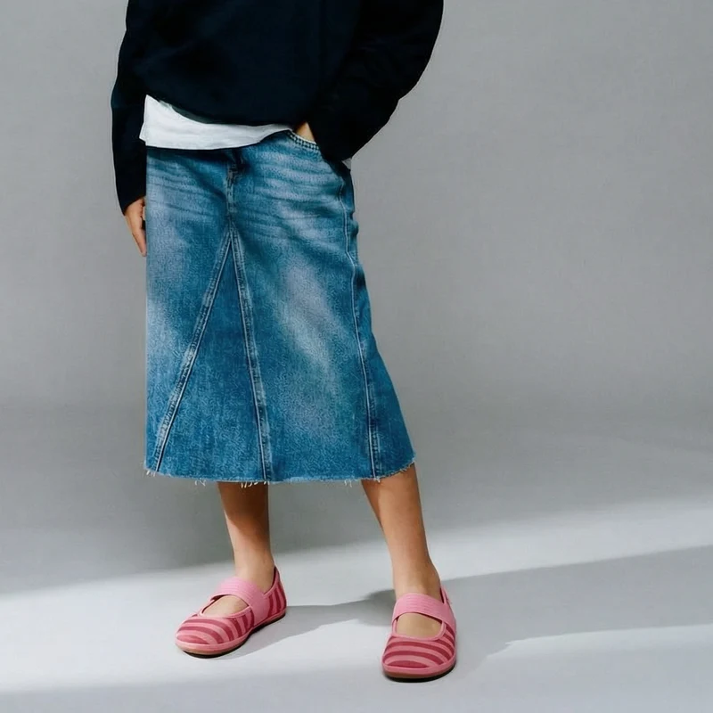 Camper Ballerines Right Neptune Stripes