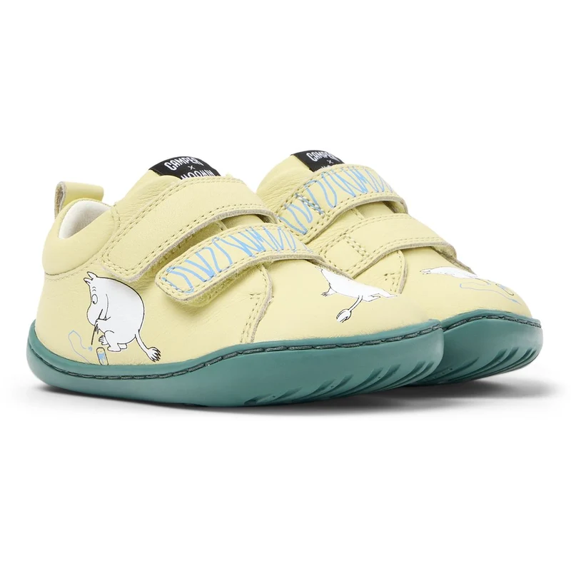 Camper FW Peu Velcros Twins Jaune
