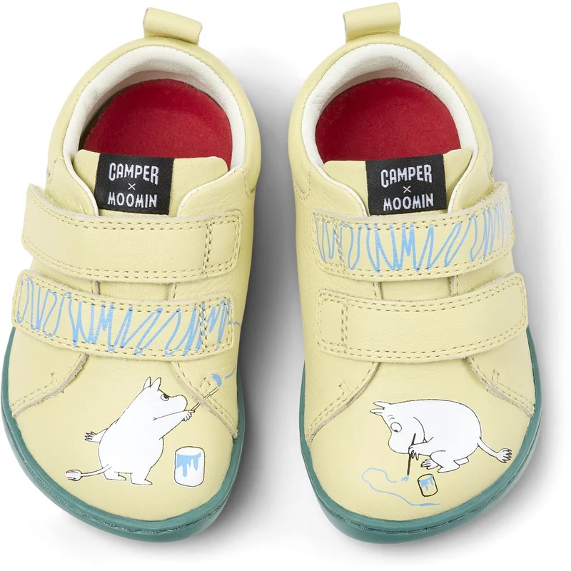 Camper FW Peu Velcros Twins Jaune