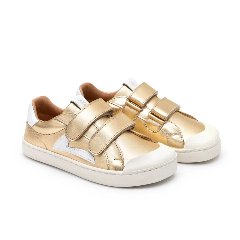 Tip Toey Joey Kidos Hopper Metal Gold White