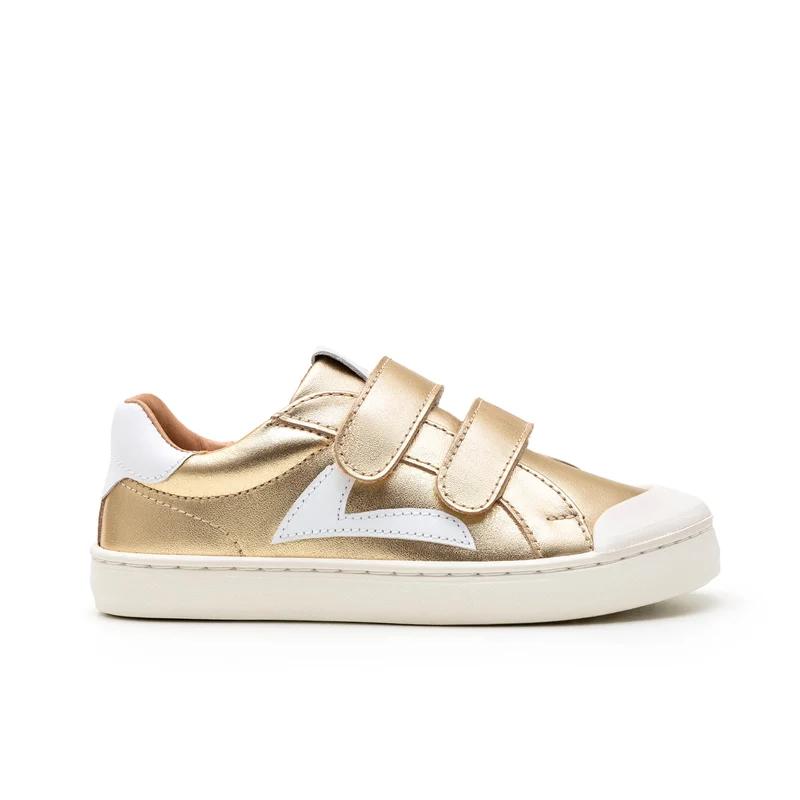 Tip Toey Joey Kidos Hopper Metal Gold White